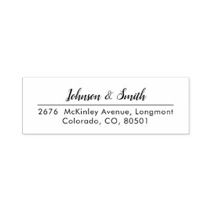 Personalised Professional Return Address Self-inking Stamp