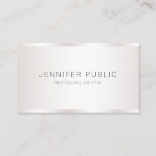 Personalised Professional Simple Template Modern Business Card