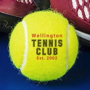 Personalised Professional Tennis Club Tennis Balls
