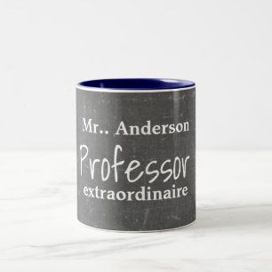 Personalised Professor Extraordinaire - Two-Tone Coffee Mug