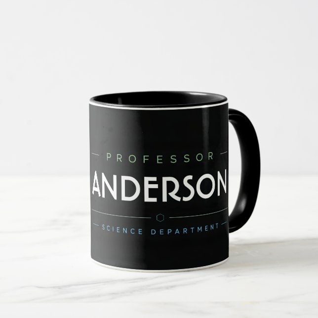 Personalised Professor Science Depart Coffee Mug (Front Right)