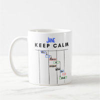 Personalised Project Manager Gantt Keep Calm
