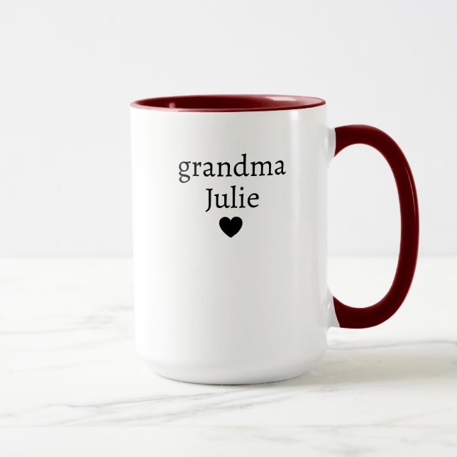 Personalised Promoted to Grandma Mug (Right)