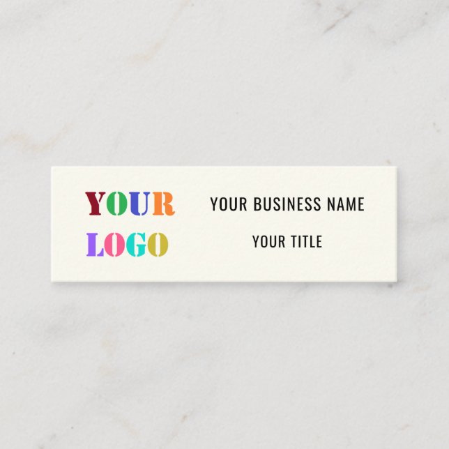 Personalised Promotional Business Card Template (Front)