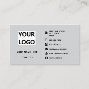 Personalised Promotional Business Card Template