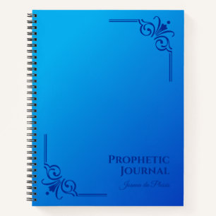 Personalised Prophetic Journal Spiral Notebook