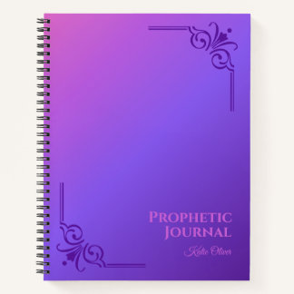 Personalised Prophetic Journal Spiral Notebook