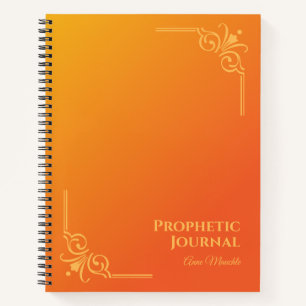 Personalised Prophetic Journal Spiral Notebook
