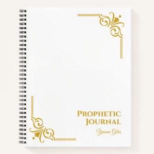 Personalised Prophetic Journal Spiral Notebook