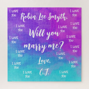 Personalised Proposal Jigsaw Puzzle