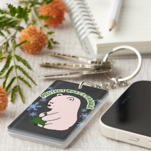 Personalised Protect What's Fragile Key Ring