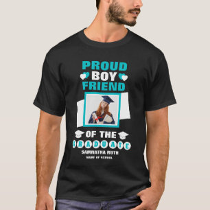 Personalised Proud Boyfriend Of The Graduate  T-Shirt