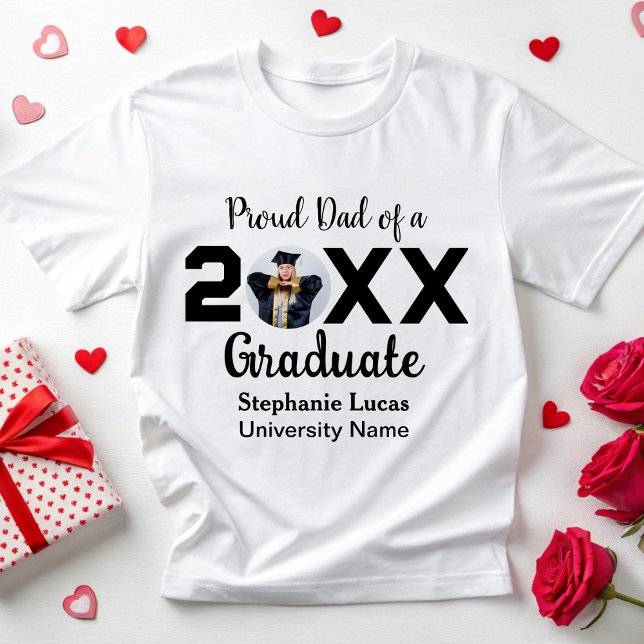 Personalised Proud Graduate 2025 Graduation Family T-Shirt (Creator Uploaded)