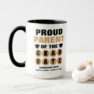Personalised Proud Parent Of The Graduate Mug