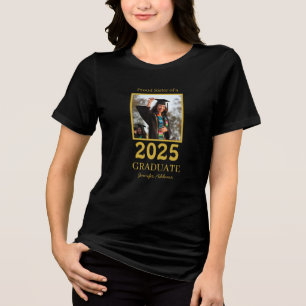 Personalised Proud sister graduate Tri-Blend Shirt