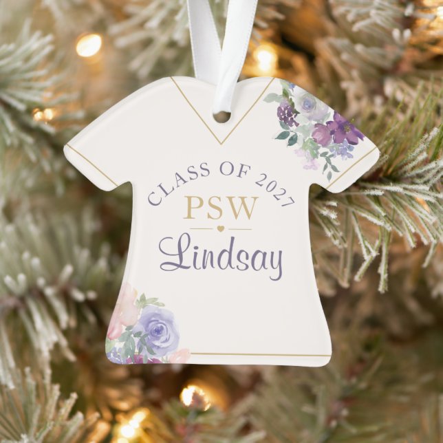 Personalised PSW Graduation Ornament | (Tree)