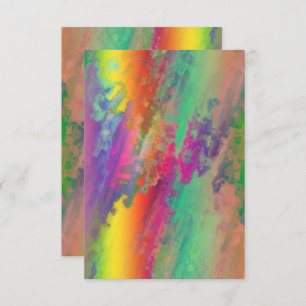  Personalised Psychedelic Invitation Card 