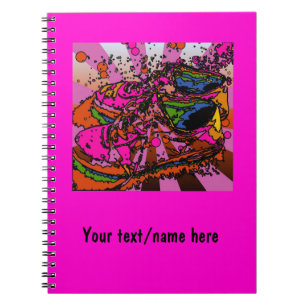 Personalised Psychedelic Sneakers Notebook