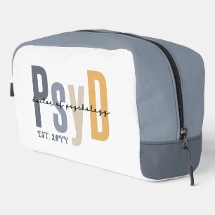 Personalised PsyD Doctor of Psychology Graduation Dopp Kit
