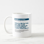 Personalised Publication Classic 15oz Mug - Blue<br><div class="desc">A personalised gift to celebrate your published paper! The perfect gift for co-authors,  colleagues,  and academics who published a scientific paper. Customise with the scientific journal,  publication title,  authors and abstract.</div>