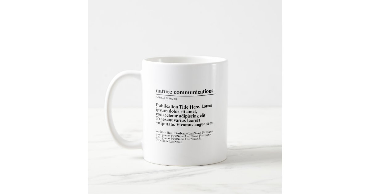 Personalised Publication Classic Mug | Zazzle