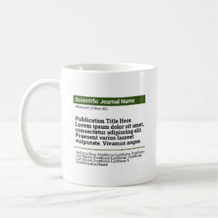Personalised Publication Classic Mug - Green