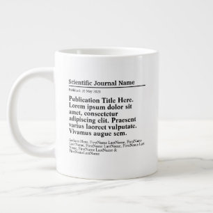 Personalised Publication Jumbo 20oz Mug