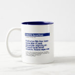 Personalised Publication Two-Tone Mug - Blue<br><div class="desc">A personalised gift to celebrate your published paper! The perfect gift for co-authors,  colleagues,  and academics who published a scientific paper. Customise with the scientific journal,  publication title,  authors and abstract.</div>