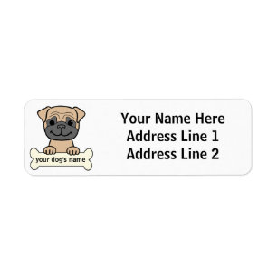 Personalised Pug
