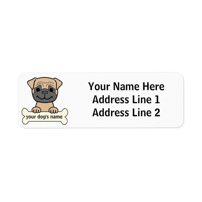Personalised Pug (Front)