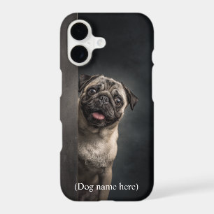 Personalised Pug Dog Portrait