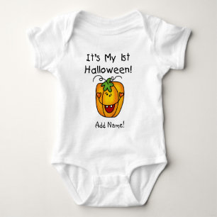 Personalised Pumpkin 1st Halloween Creeper