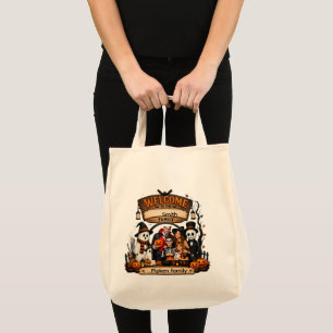 Personalised Pumpkin Family Halloweensign Tote Bag