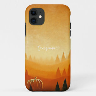 Personalised Pumpkin Harvest Autumnal Harvest iPhone 11 Case