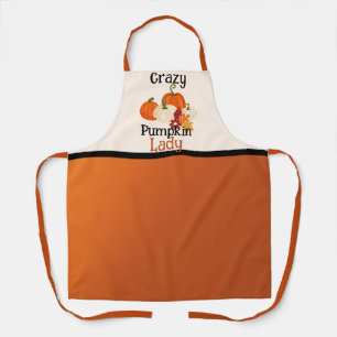 Personalised Pumpkin Lady Thanksgiving Holiday Apron