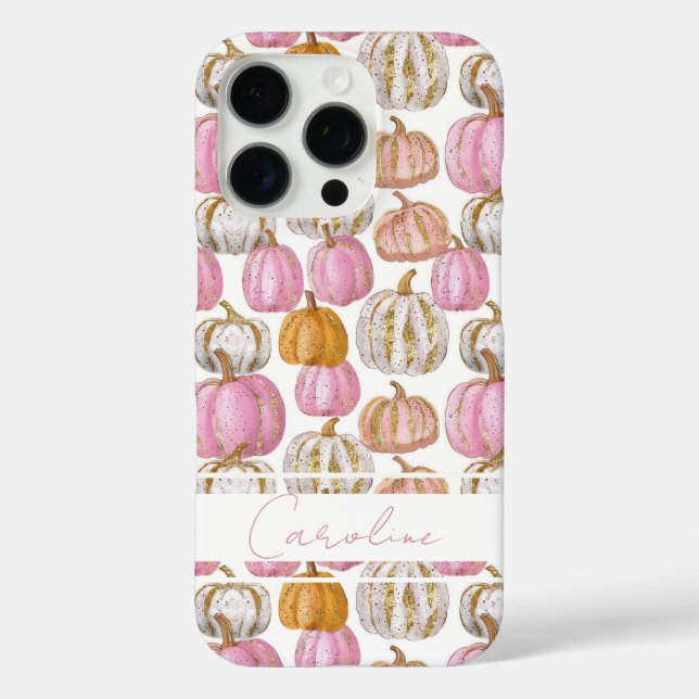 Personalised Pumpkin Pattern  Case-Mate iPhone Case (Back)