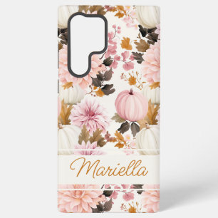 Personalised Pumpkin Pattern Samsung Galaxy Case