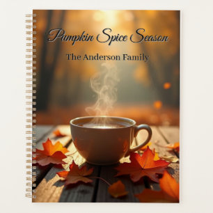 Personalised Pumpkin Spice Autumn Planner