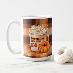 Personalised Pumpkin Spice Latte Coffee Mug