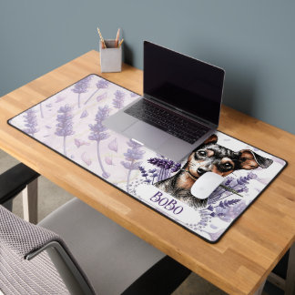 Personalised Pup – Min Pin Desk Mat