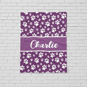 Personalised Puppy Blanket   Dog Lover Gift