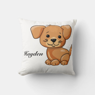Personalised Puppy Cushion