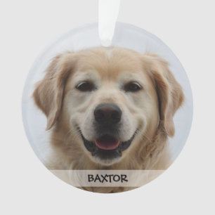 Personalised Puppy Dog Pet Photo Ornament