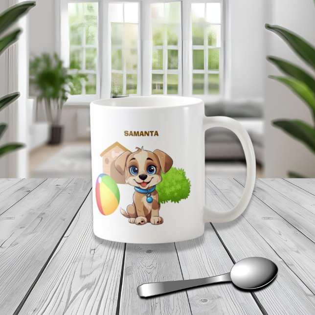 Personalised Puppy Mug (Creator Uploaded)