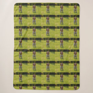 Personalised Puppy Photo Collage Pattern Dog Lover Sherpa Blanket