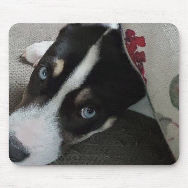 Personalised Puppy Photo  Mouse Mat (Front)