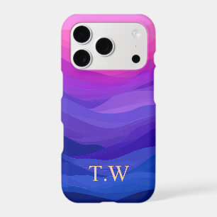 Personalised Purple Abstract iPhone Case Custom