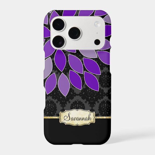 Personalised Purple Black Gold (Back)