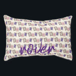 Personalised Purple Breakfast Toaster Pastry Food Pet Bed<br><div class="desc">Design features an original marker illustration of a row of warm breakfast toaster pastries topped with frosting and sprinkles. Great for your favourite foodie! This design is also available on other products. Lots of additional food-themed designs available. Don't see what you're looking for? Need help with customisation? Click "contact this...</div>