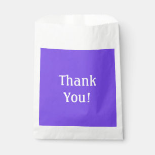 Personalised Purple Favour Bags